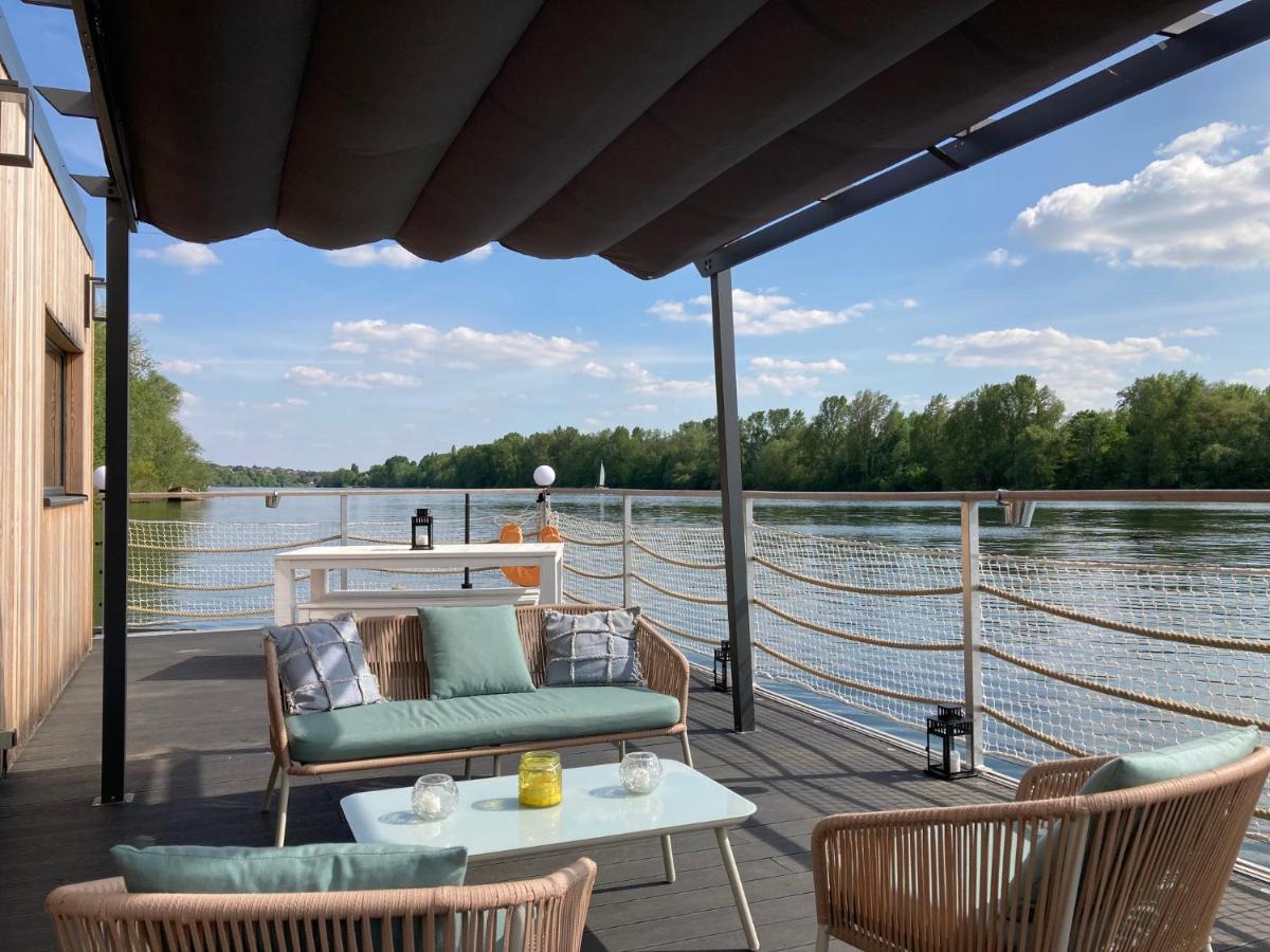 Vaux-Sur-Seine Seinehouse - Maison Flottante מראה חיצוני תמונה